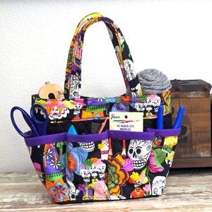 Hand Crafted Bingo/Tote Bag "Dia DeMuertes"